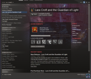 Lara Croft and the Guardian of Light (Steam client)
